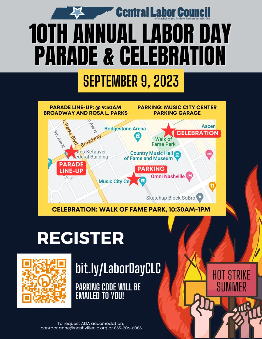 10th Annual Labor Day Parade & Celebration Central Labor Council of